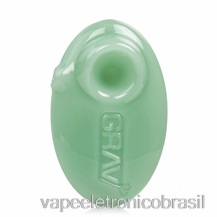 Vape Recarregável Grav Seixo Colher Verde Menta